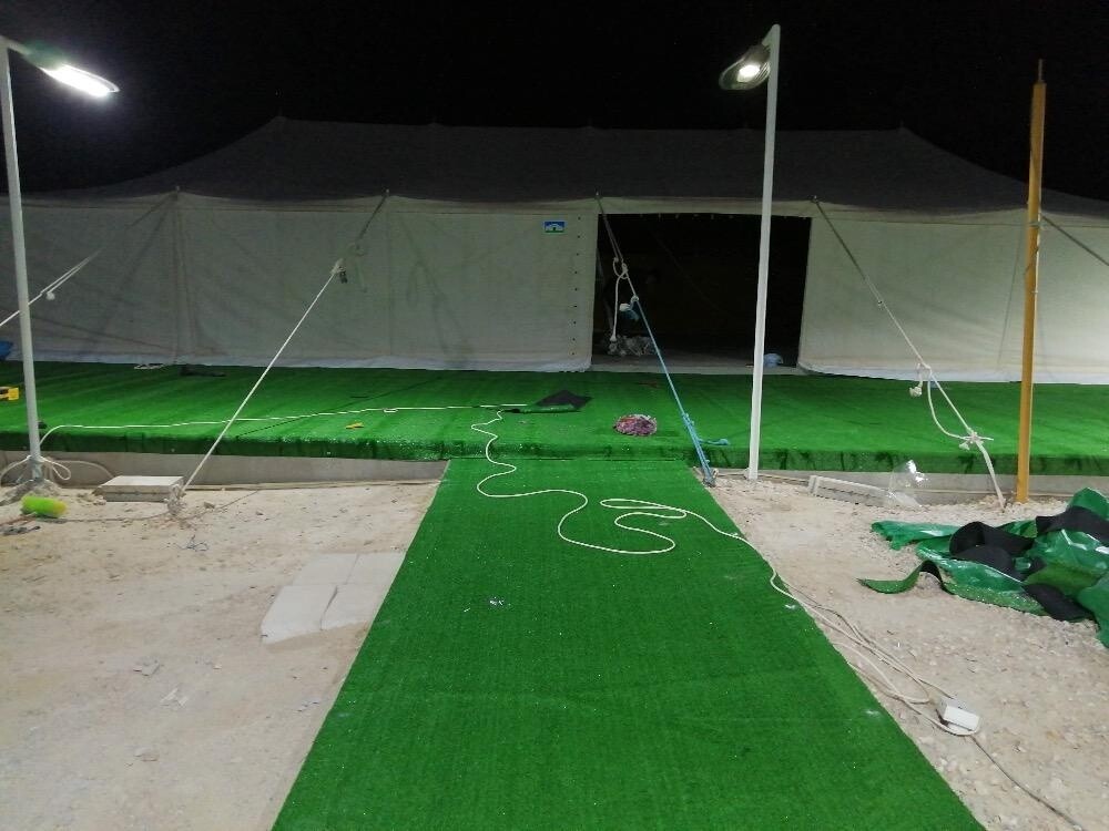 Artificial green carpet - 4