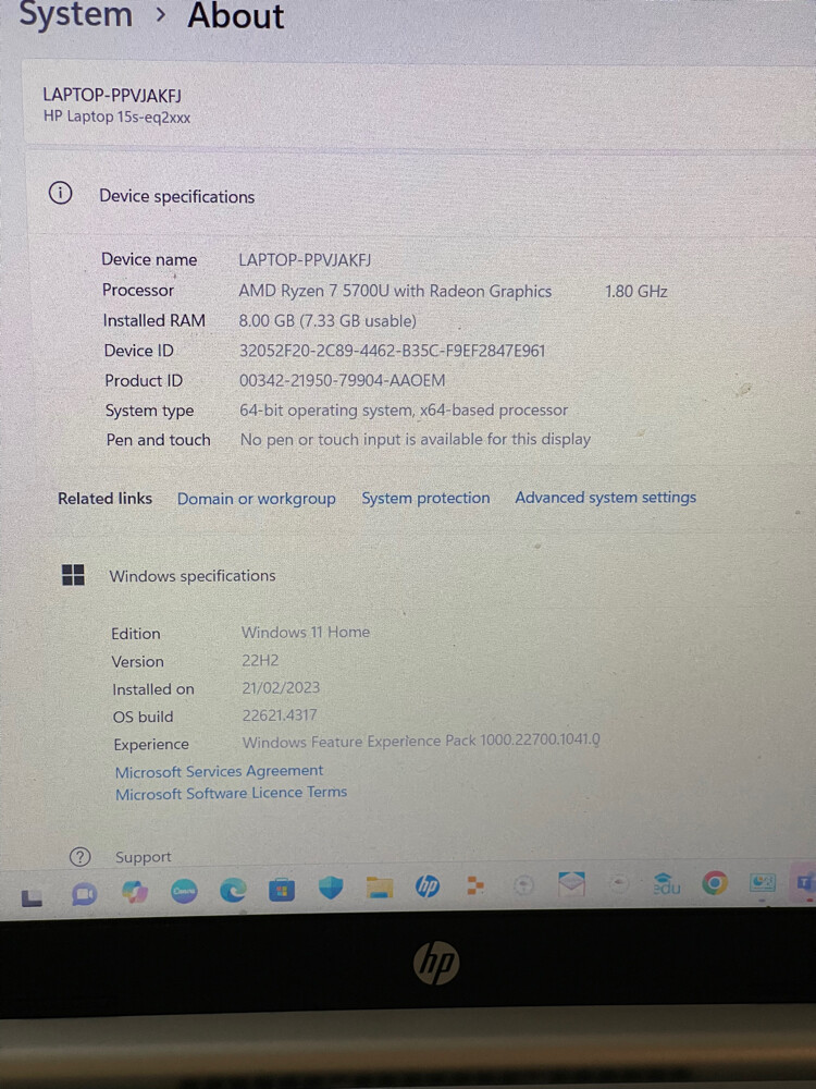 laptop HP - 1