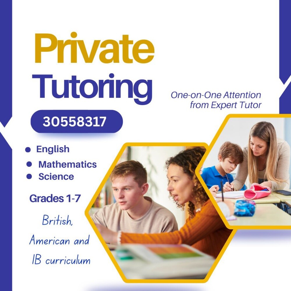 Home tutor (KG-Grade 7) - 1