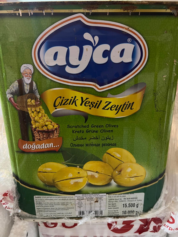 Turkish green olives 10KG/ zeytin  - 1