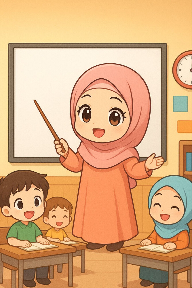 معلمة أردنية  - 1