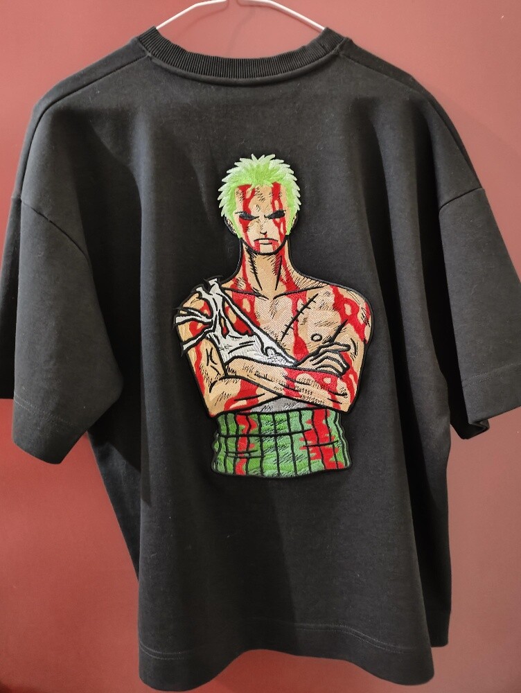 Zoro Oversized Tshirt Embroidery - 1