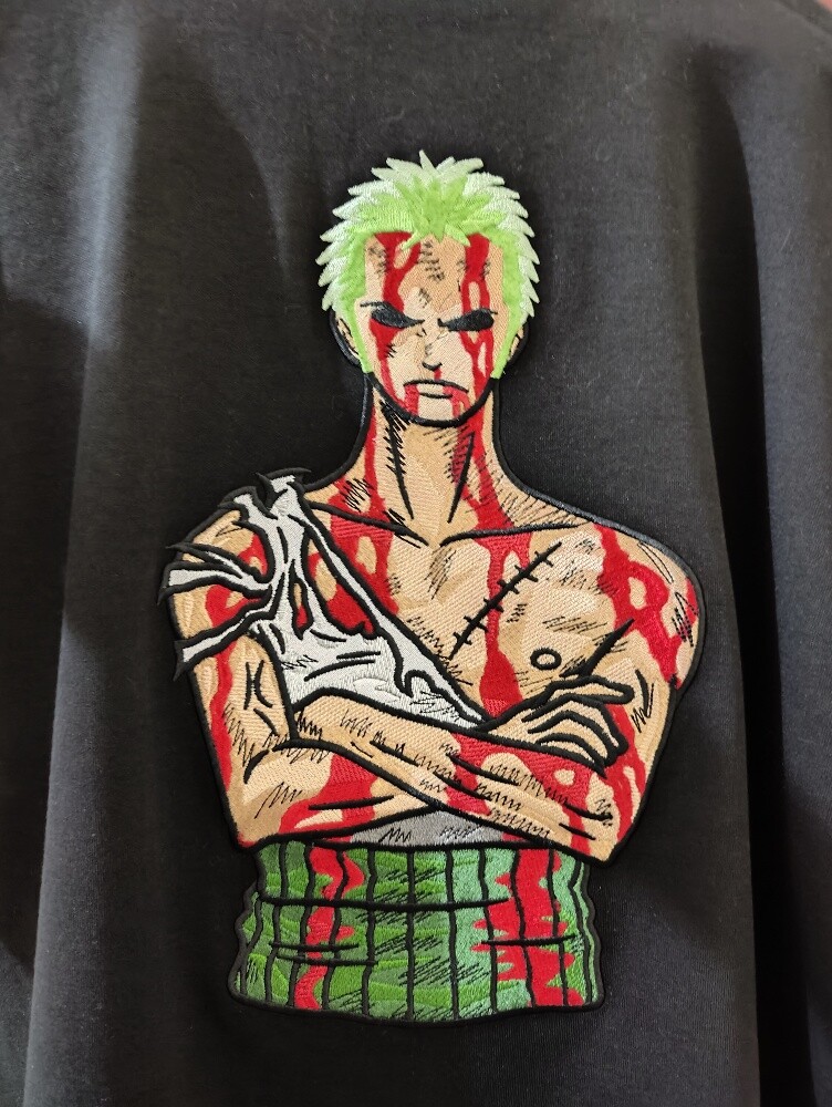 Zoro Oversized Tshirt Embroidery - 2