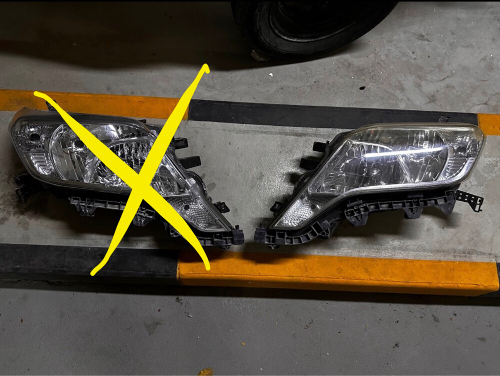 prado headlights - 2