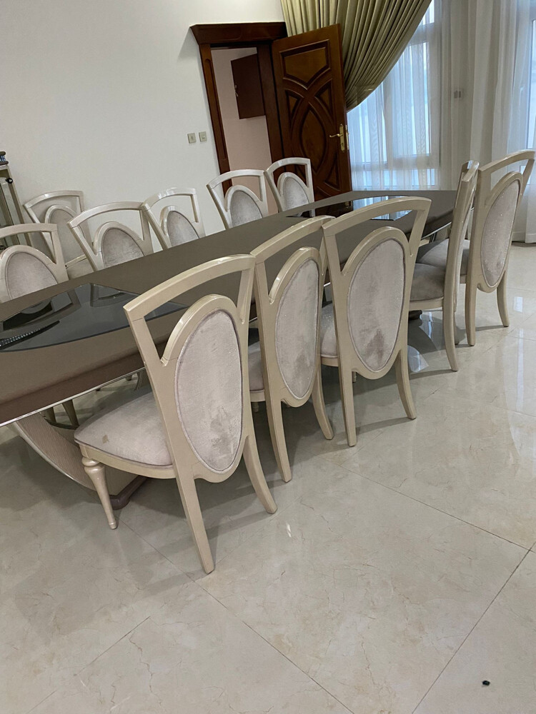 ١طاولة طعام ١٢ كرسي ٢ كبت - 2