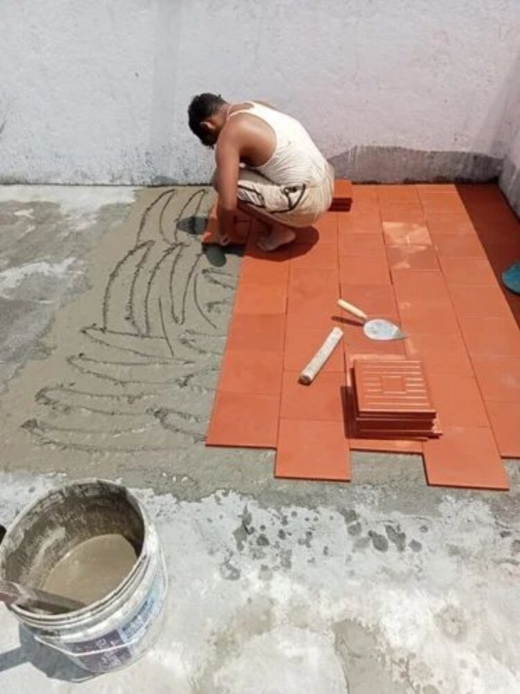 صبغ بلاط السيراميك والسباكة - 4
