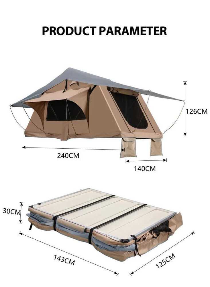 Soft shell rooftop tent - 2