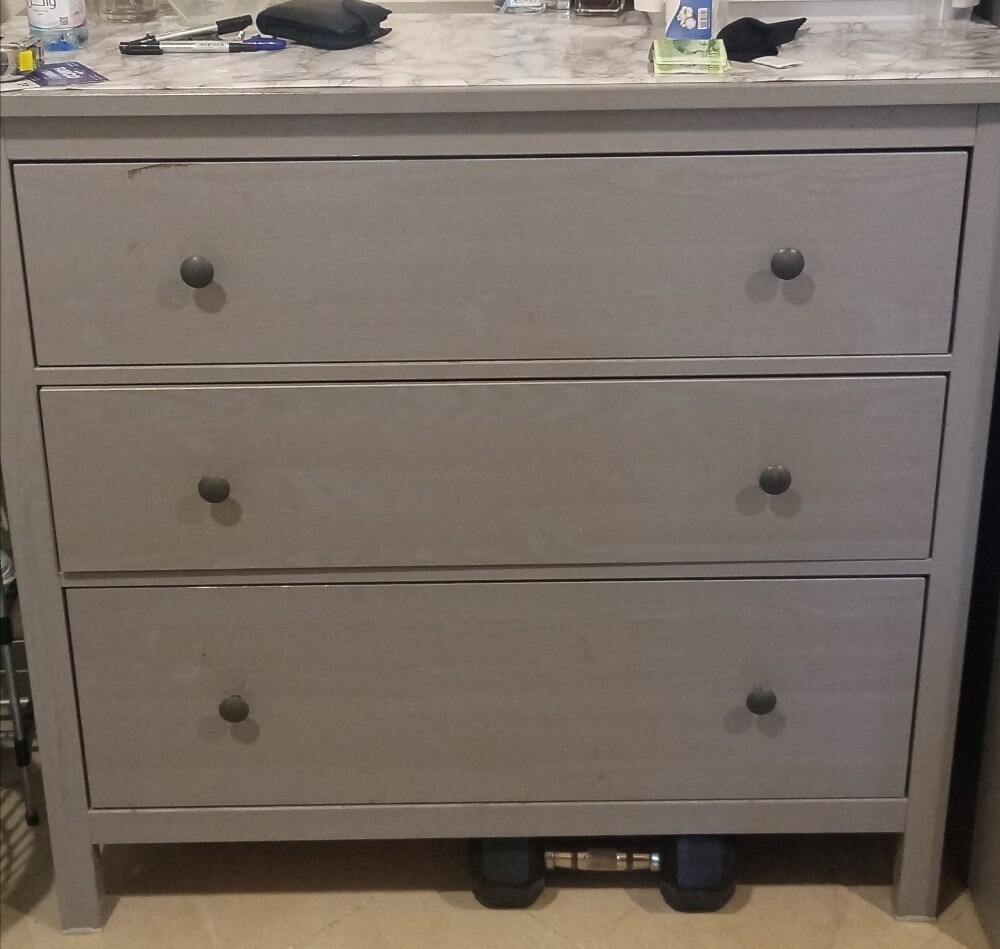 used drawer, 6 handles, 3 steps. - 1