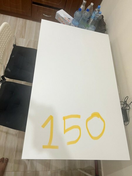 IKEA DINNING TABLE WITH 4 CHAIRS - 3