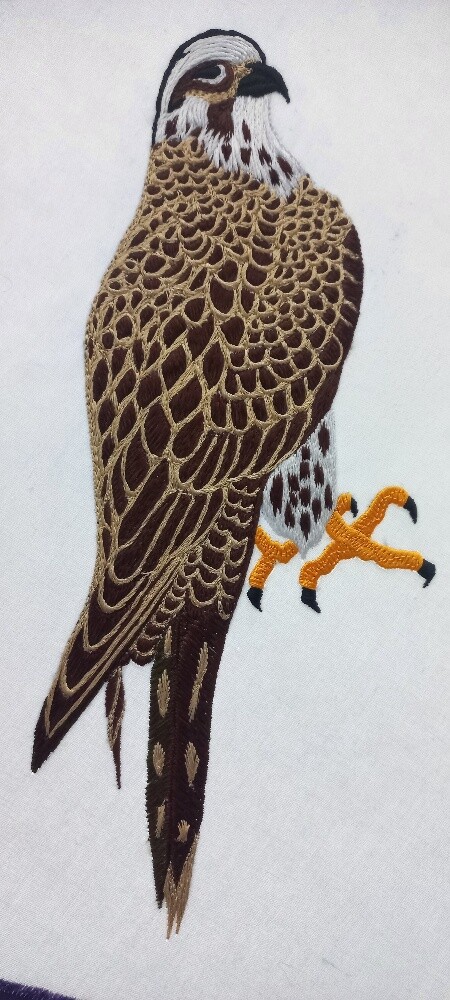 Falcon making embroidery masine - 2