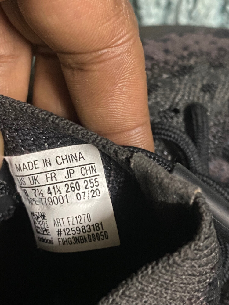Adidas Yeezy Boost 380 "Onyx". - 2