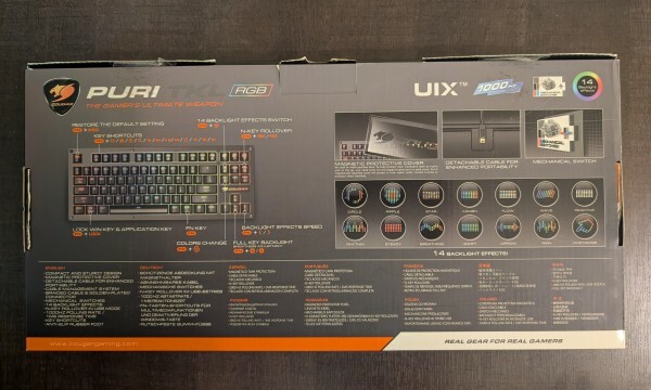 Cougar PURI TKL Gaming Keyboard - 5