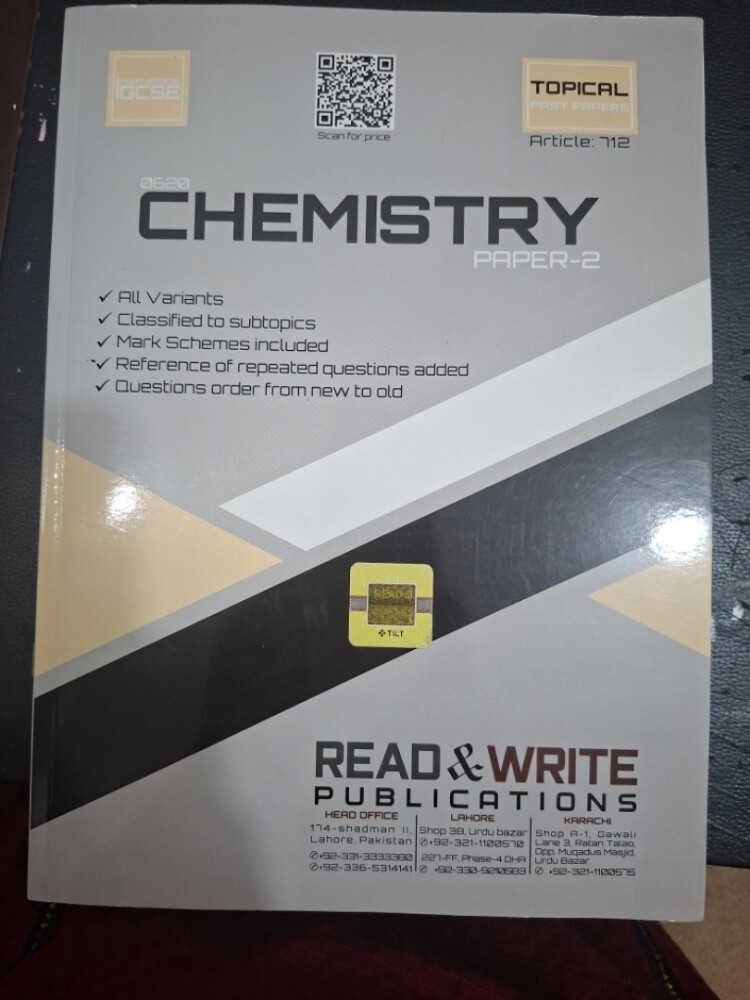 Chemistry IGCSE topical pastpaper - 1