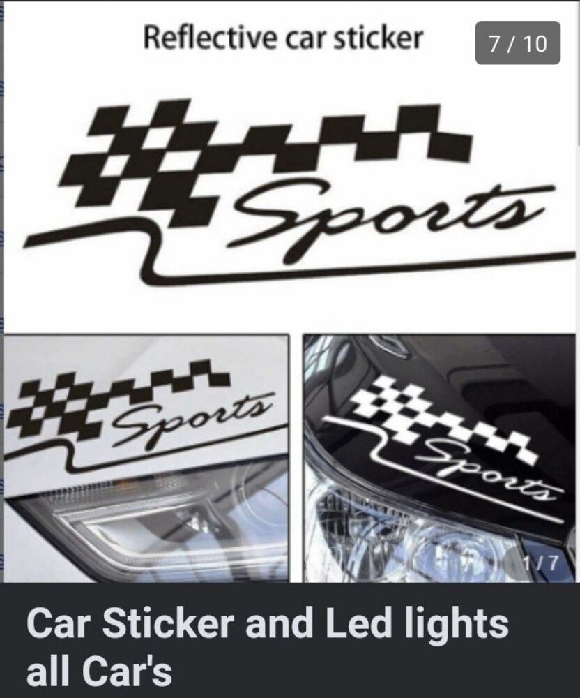 Car Sticker and Led lights - 10