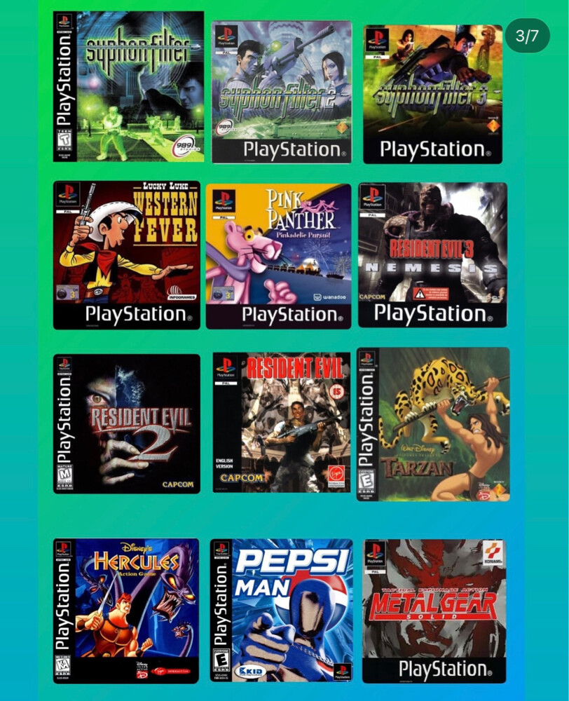 ps1 ps2 games  - 1