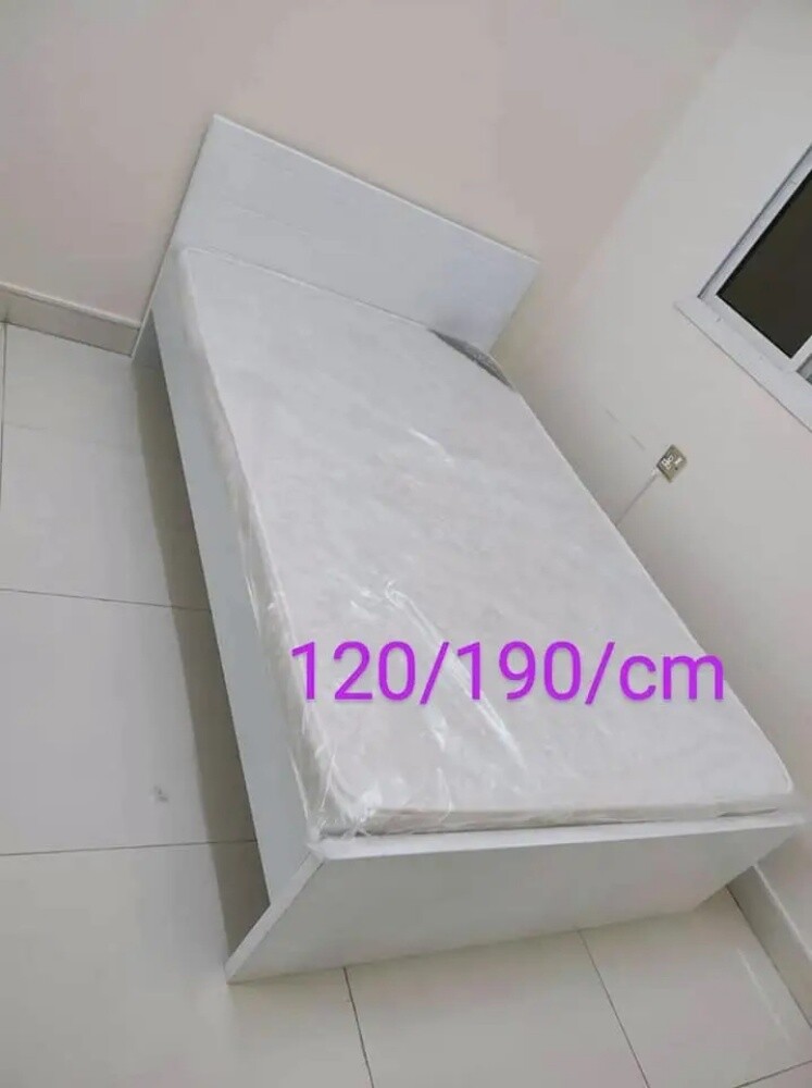 Wooden new single bed frame - 3