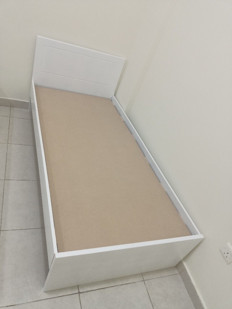 Wooden new single bed frame - 1