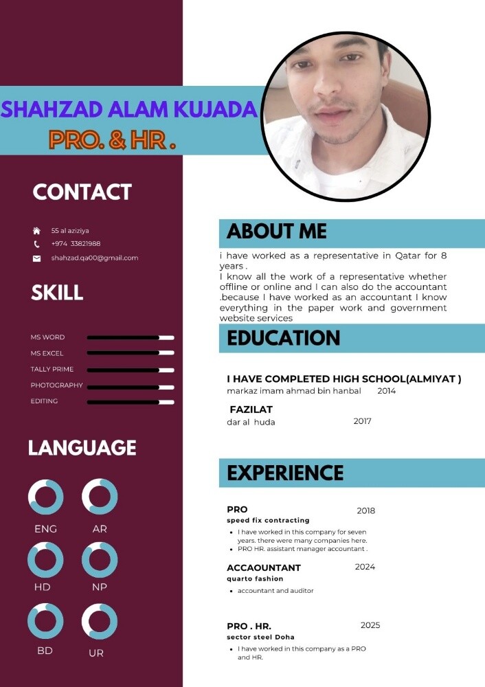 pro(mandoob) & Accountant - 3