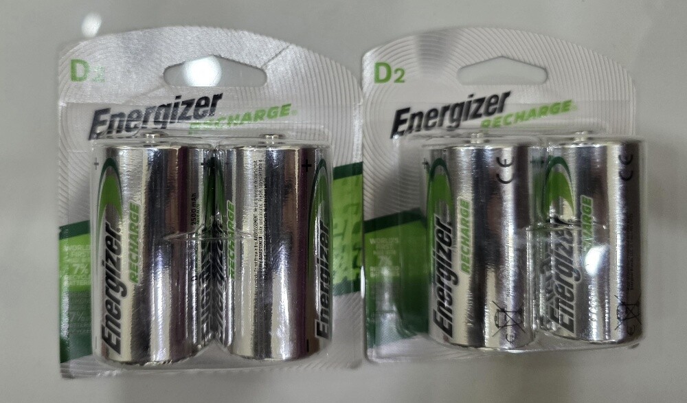 Energizer Rechargeable Battery D2 - 5