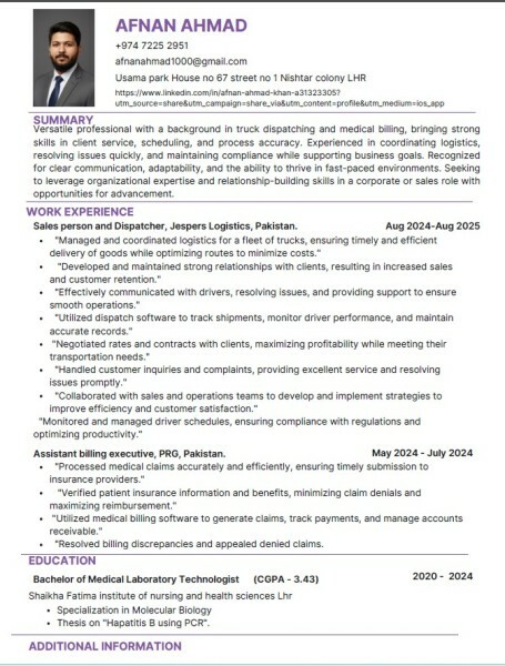 Medical lab technologist/Telesal - 3