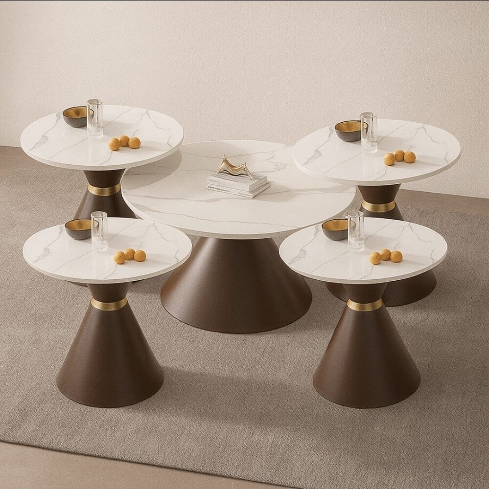 Marble & Wood Tables Collection - 13