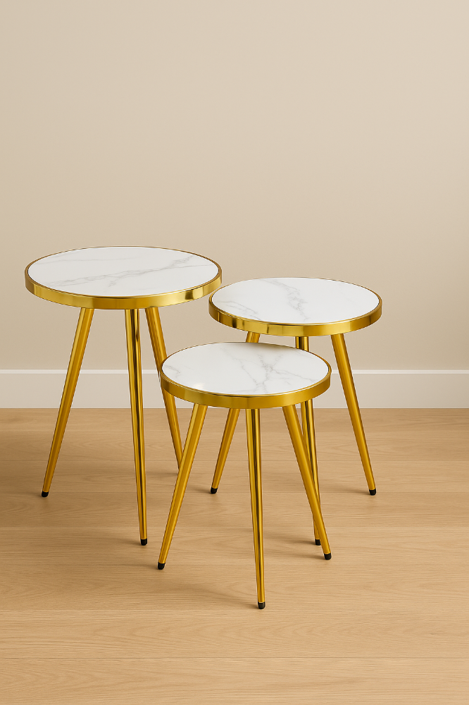 Marble & Wood Tables Collection - 20