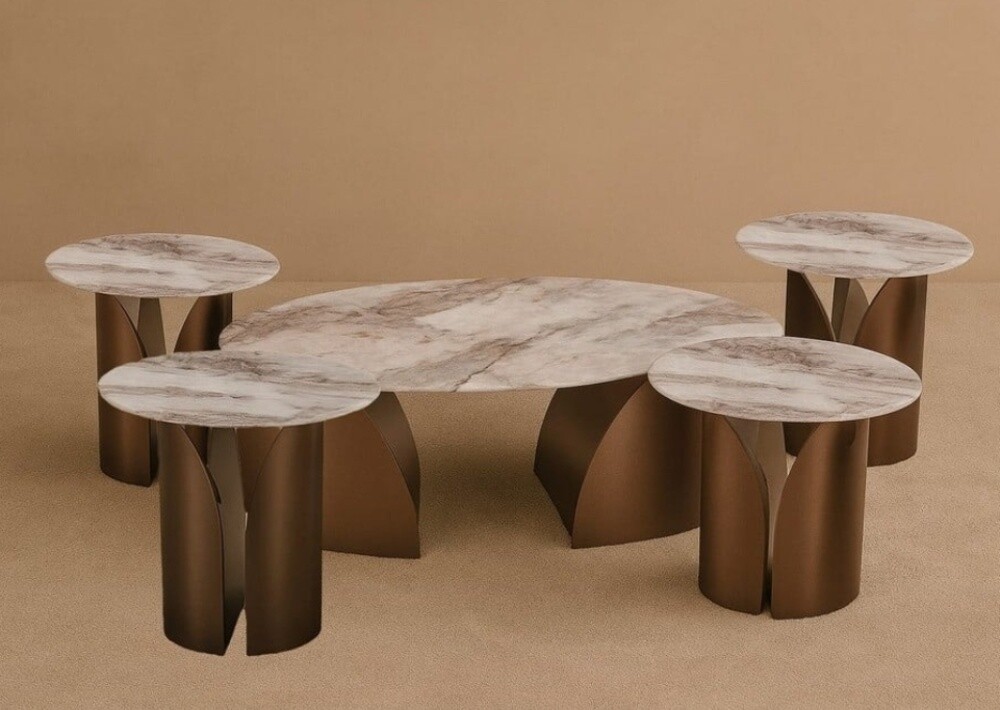 Marble & Wood Tables Collection - 4