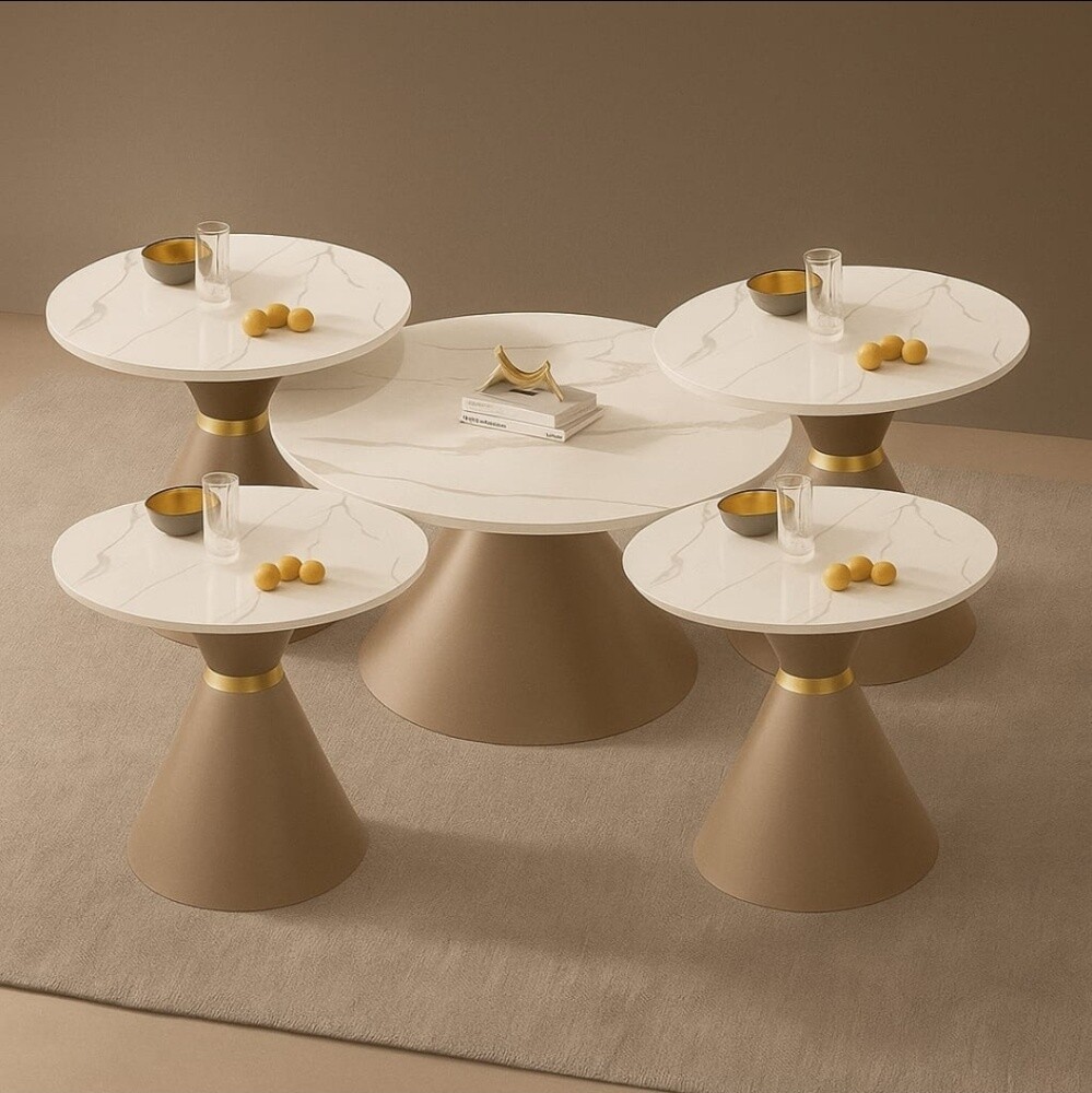 Marble & Wood Tables Collection - 15