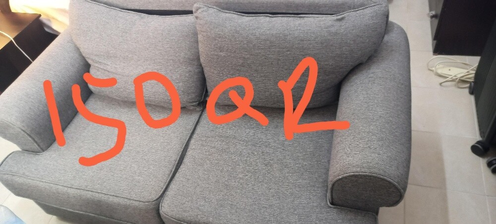 sofa 2in1 slitely used. - 2