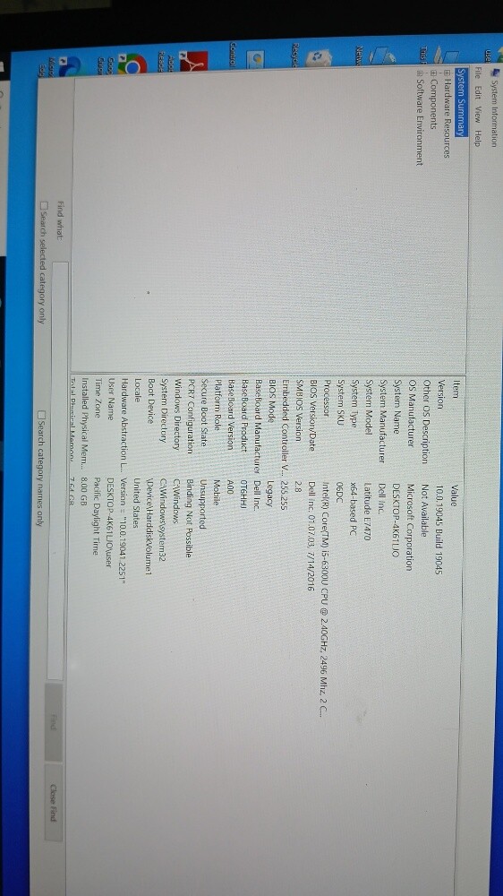 laptop Dell Latitude E7470 - 6