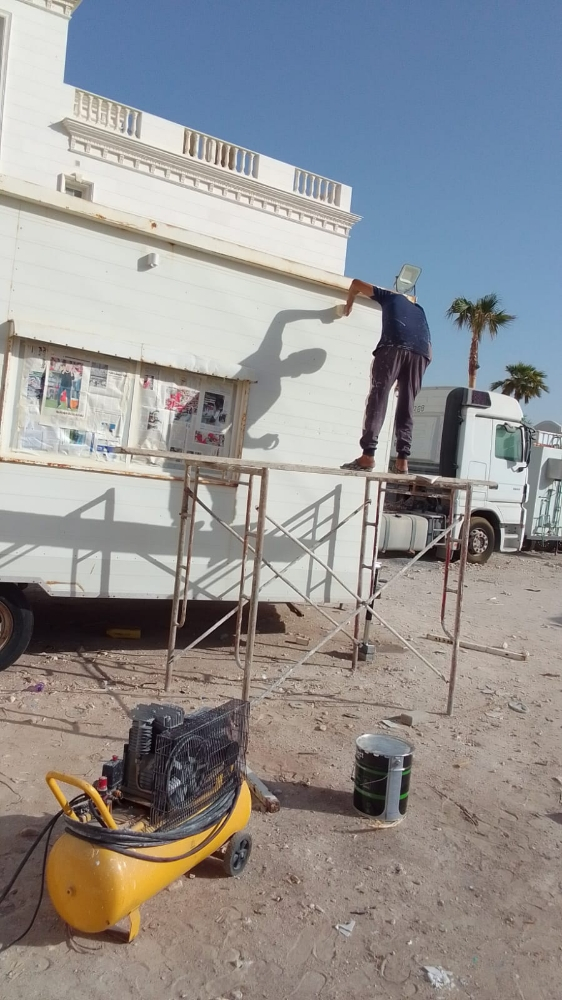صبغ الكباين من الخارج والداخل - 2