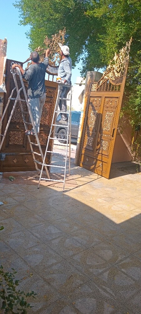 صبغ أبواب الحديد - 4