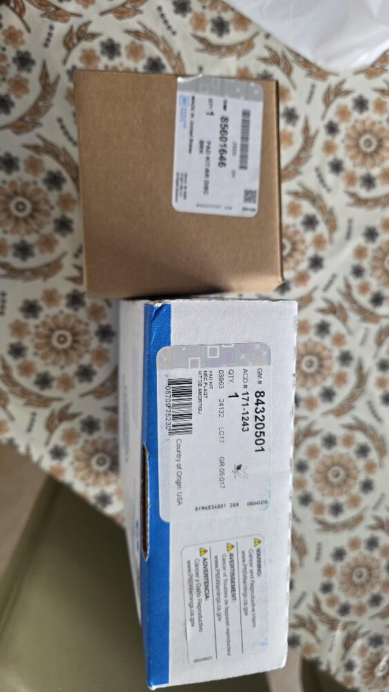 front and rear brake disc - 2