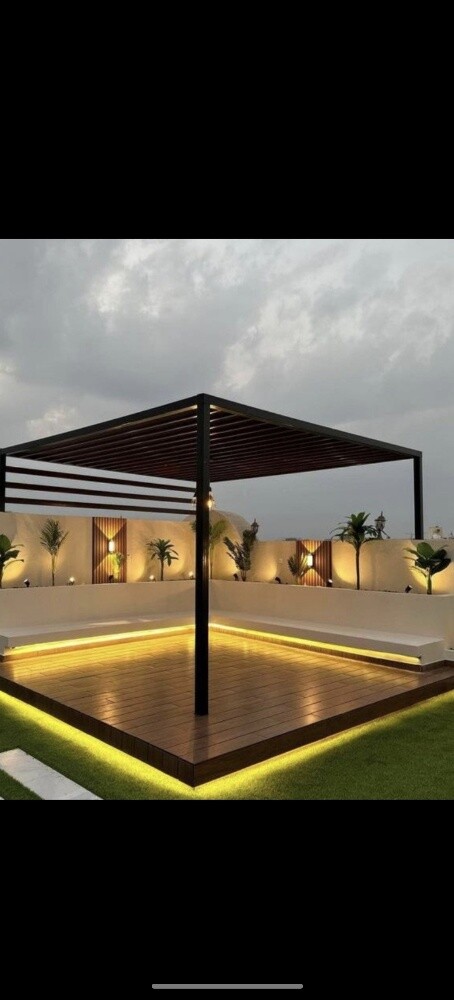 عمل البورجلات والمظلات والسواتر - 1