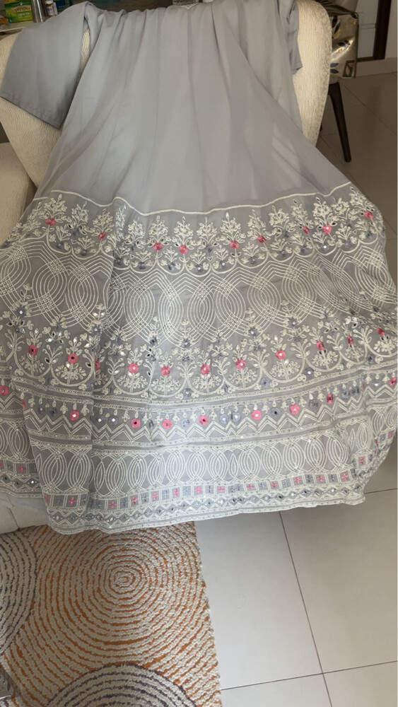 Gown Type dress with a Dupatta - 3