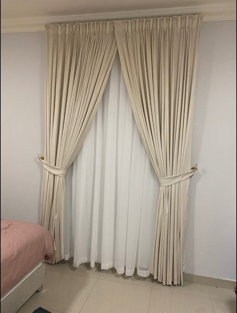 New sofa curtains making doha - 12