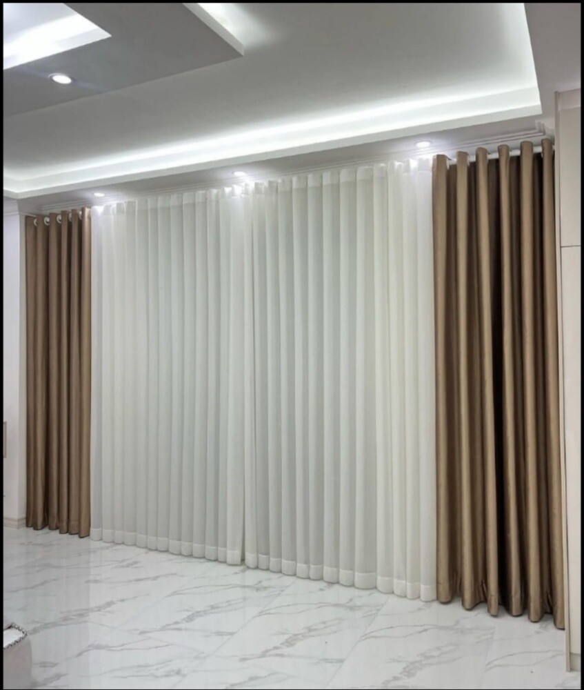 New sofa curtains making doha - 14