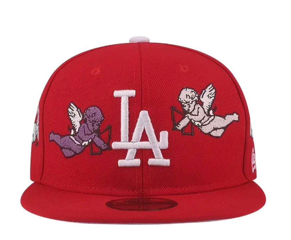 fitted Hat Red and Blue - 4