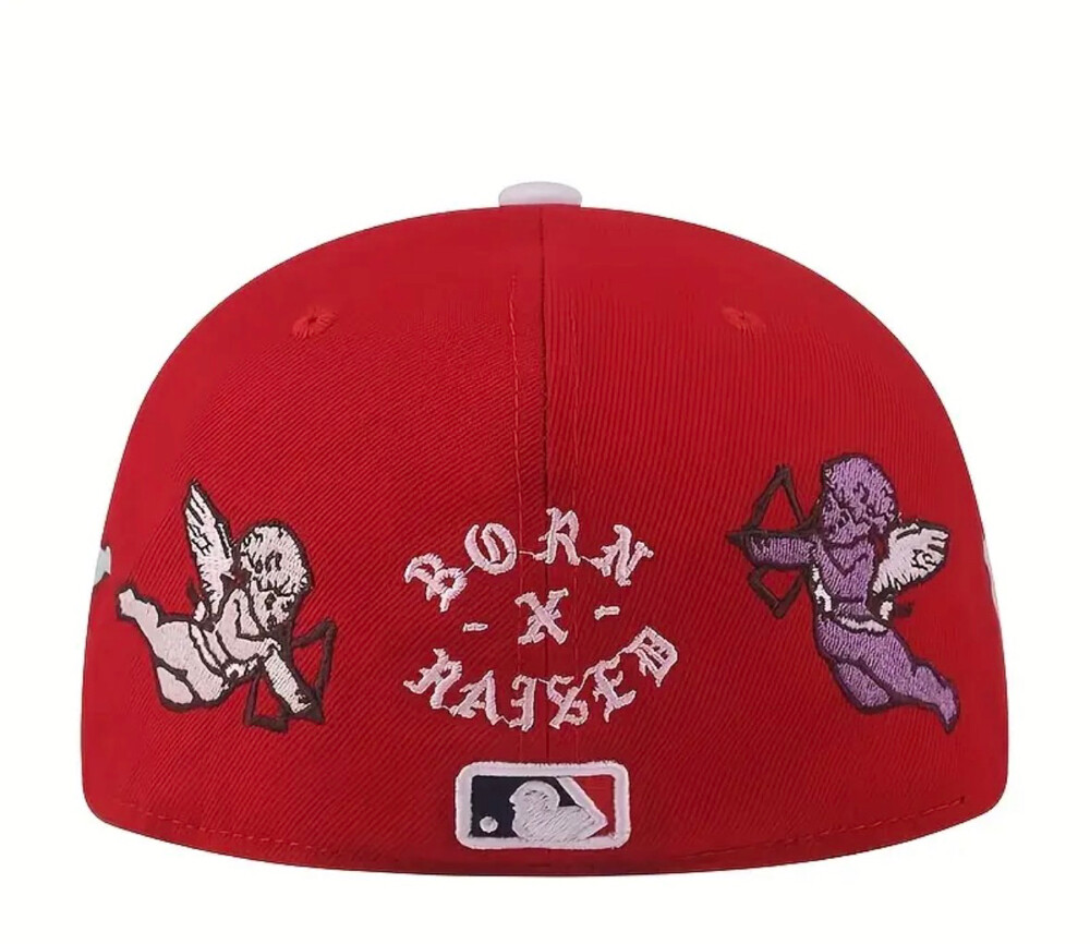 fitted Hat Red and Blue - 1