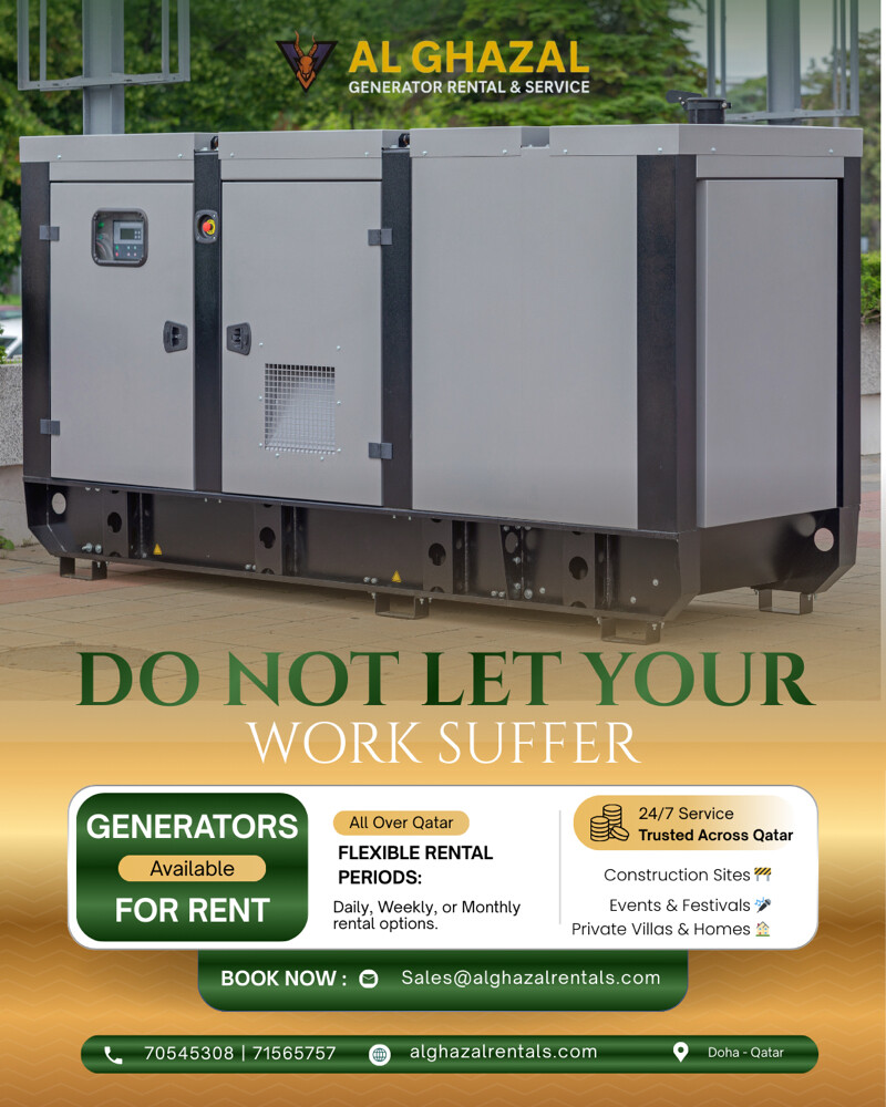 Rental Generators available: All - 1