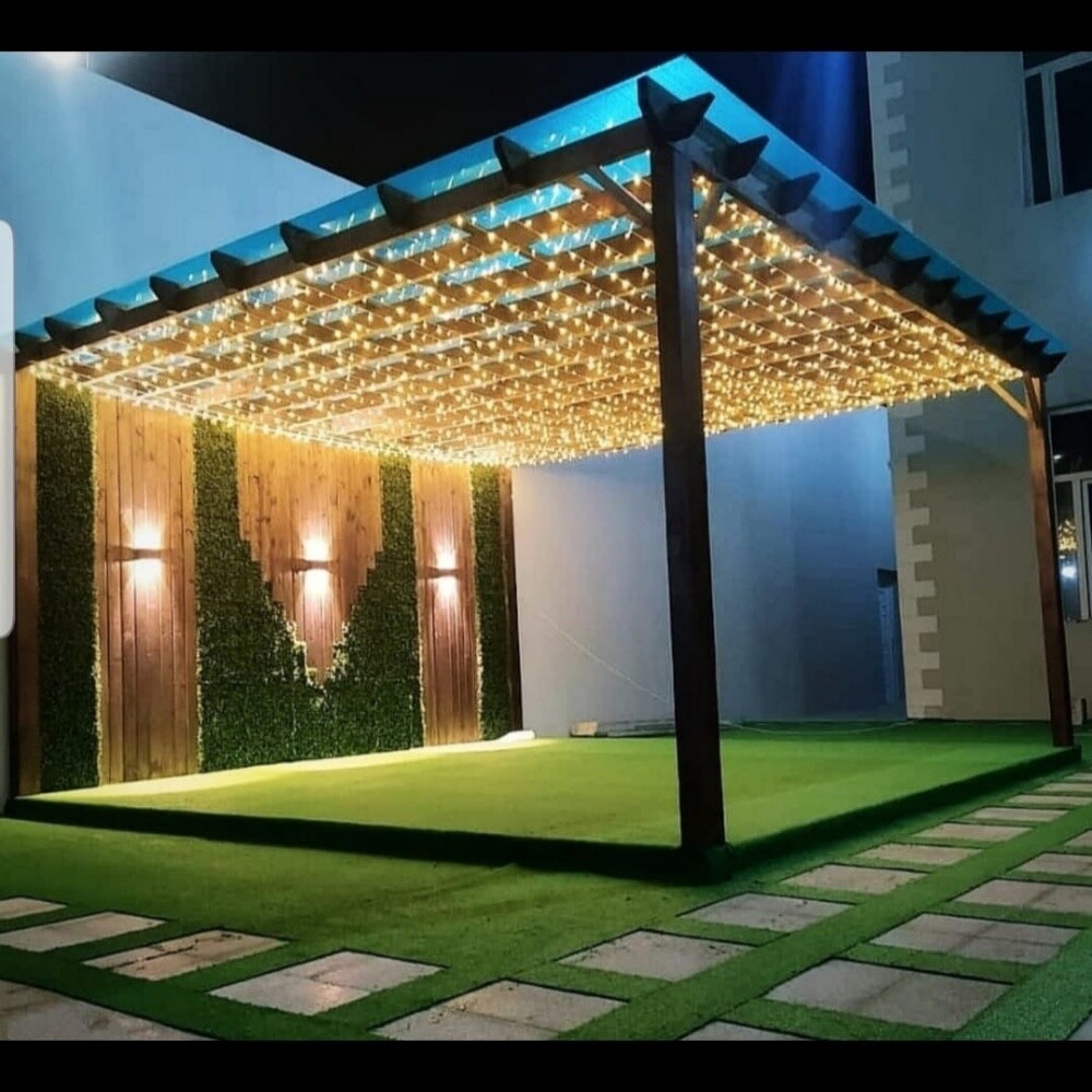 لاند سكيب وعشب صناعي واضاءه - 9