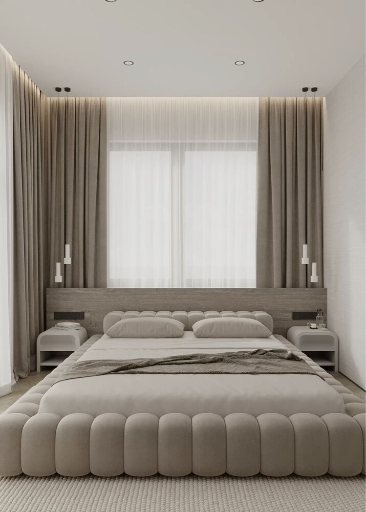 Curtains bedroom master suite - 5