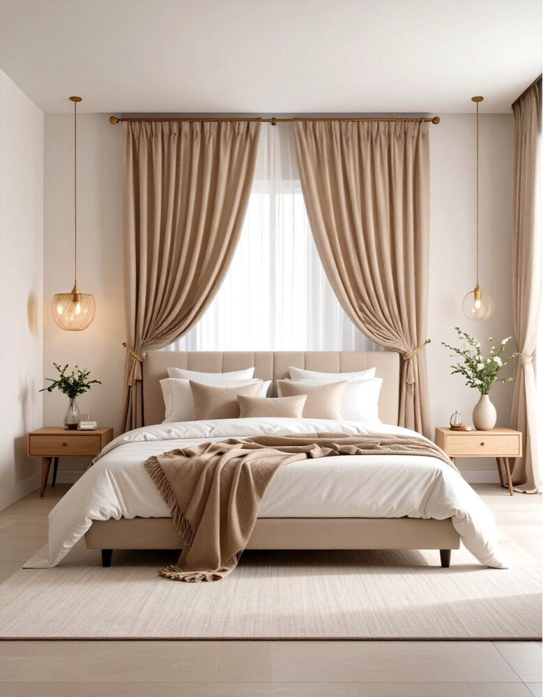 Curtains bedroom master suite - 6