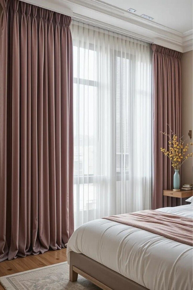 Curtains bedroom master suite - 7