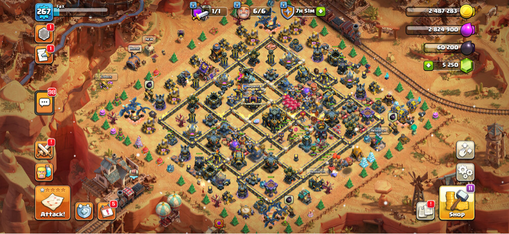 TH 17 almost max account - 1