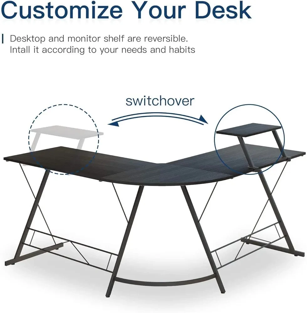 L-Shaped Gaming & Computer table - 4