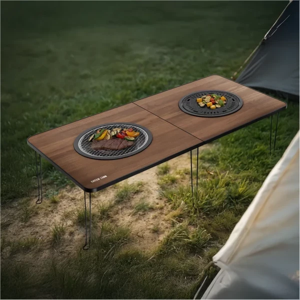 Green Lion Fold Grill Mate Table - 2