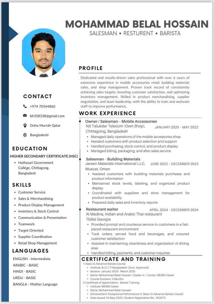 Mohammad Belal Hossain  - 2