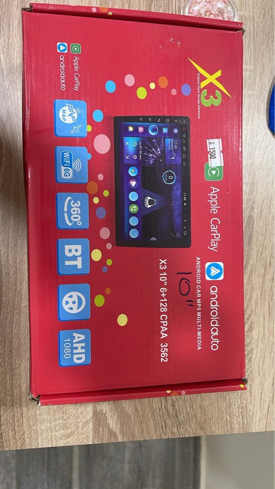 X3 car play screen 10 inch 6gb - 5