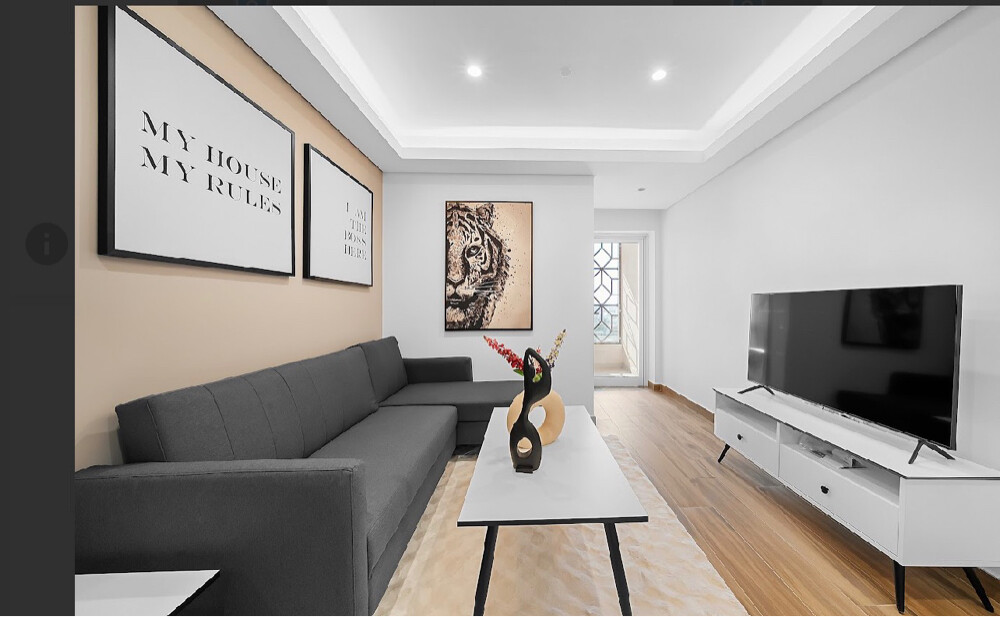 Fully Furnished) - 1 Bedroom - 4